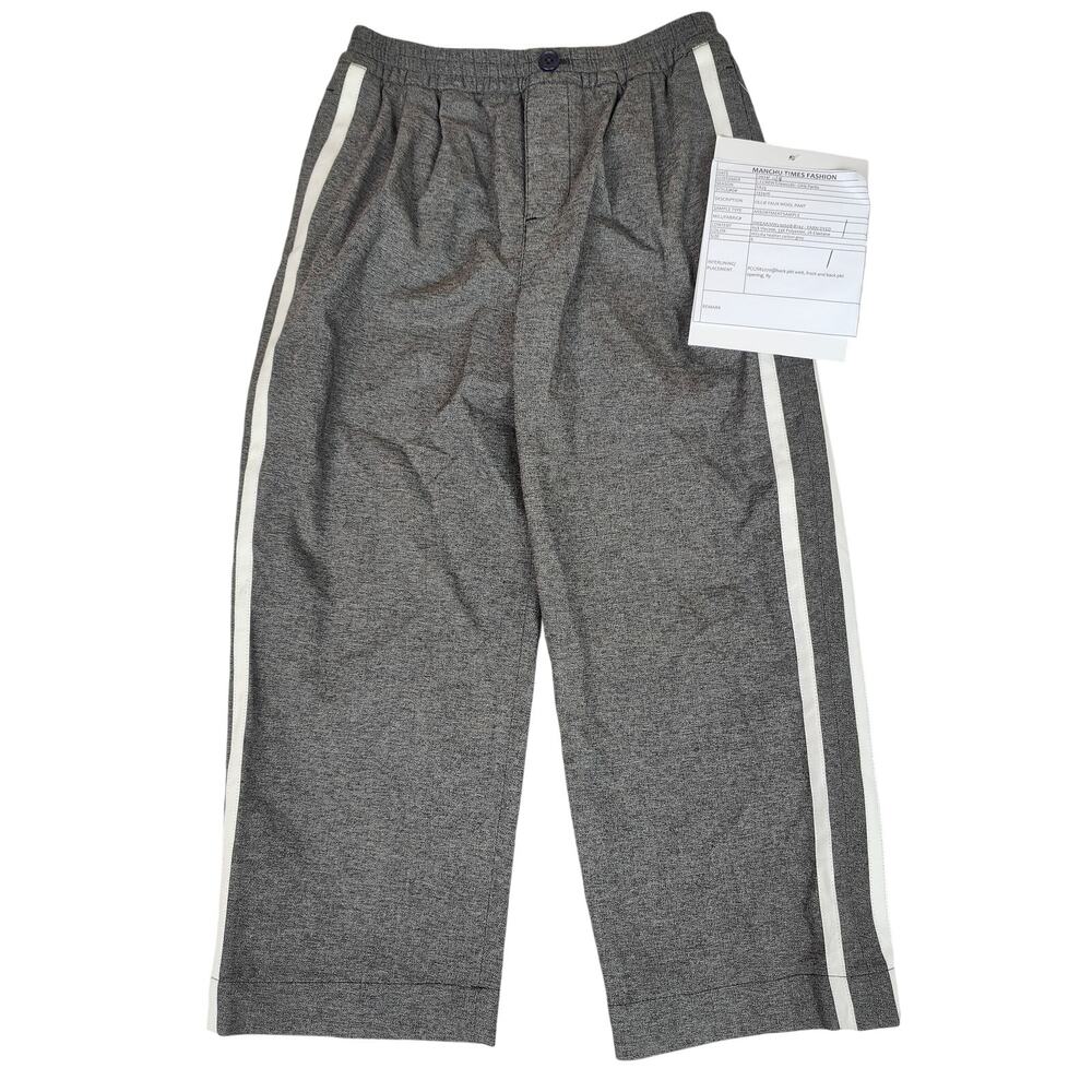 J Crew Crewcuts Ollie Faux Wool‎ Pants Girls 6-7 Heather Carbon Gray NWT Preppy